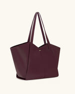 Sac cabas grande capacité Kiana – Bordeaux foncé