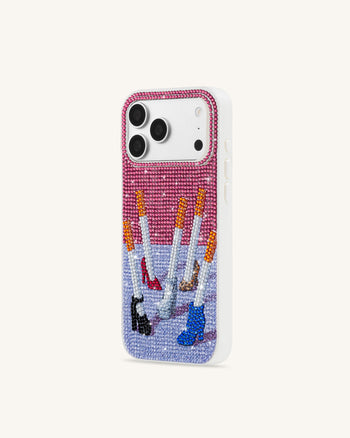 Coque de téléphone talons cigarettes - Rose