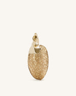 Sac en forme de cœur en cristal artificiel Maren - Or