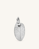 Sac en forme de cœur en cristal artificiel Maren - Argent