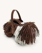 Sac à main Nita en forme de chiot – Marron caramel