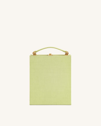 Taya-Sac Clutch en forme de livre à motif de chiot - Vert clair
