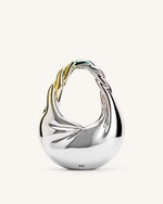 Sac à main Willow Twist en forme de croissant – Multicolore