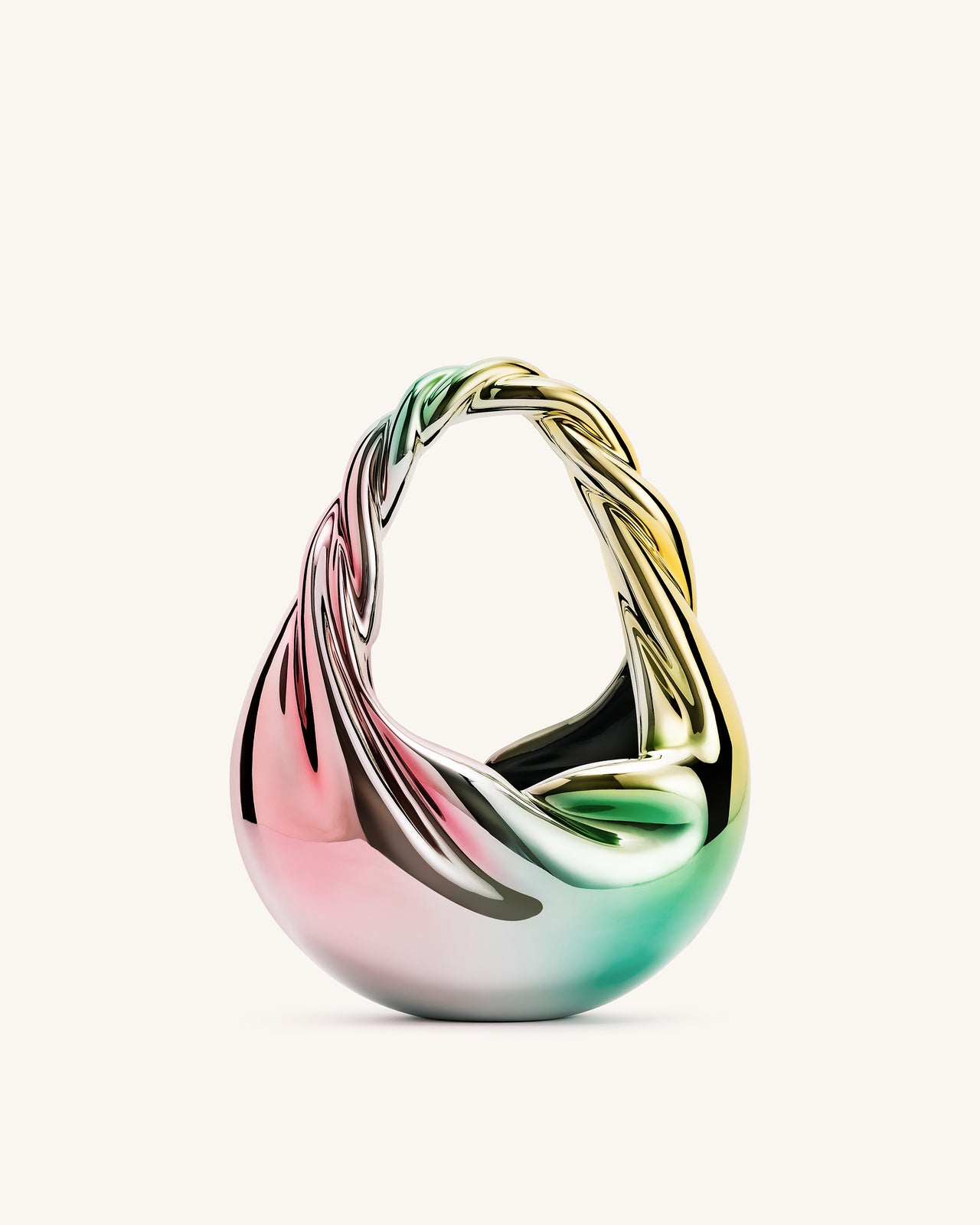 Sac à main Willow Twist en forme de croissant – Multicolore