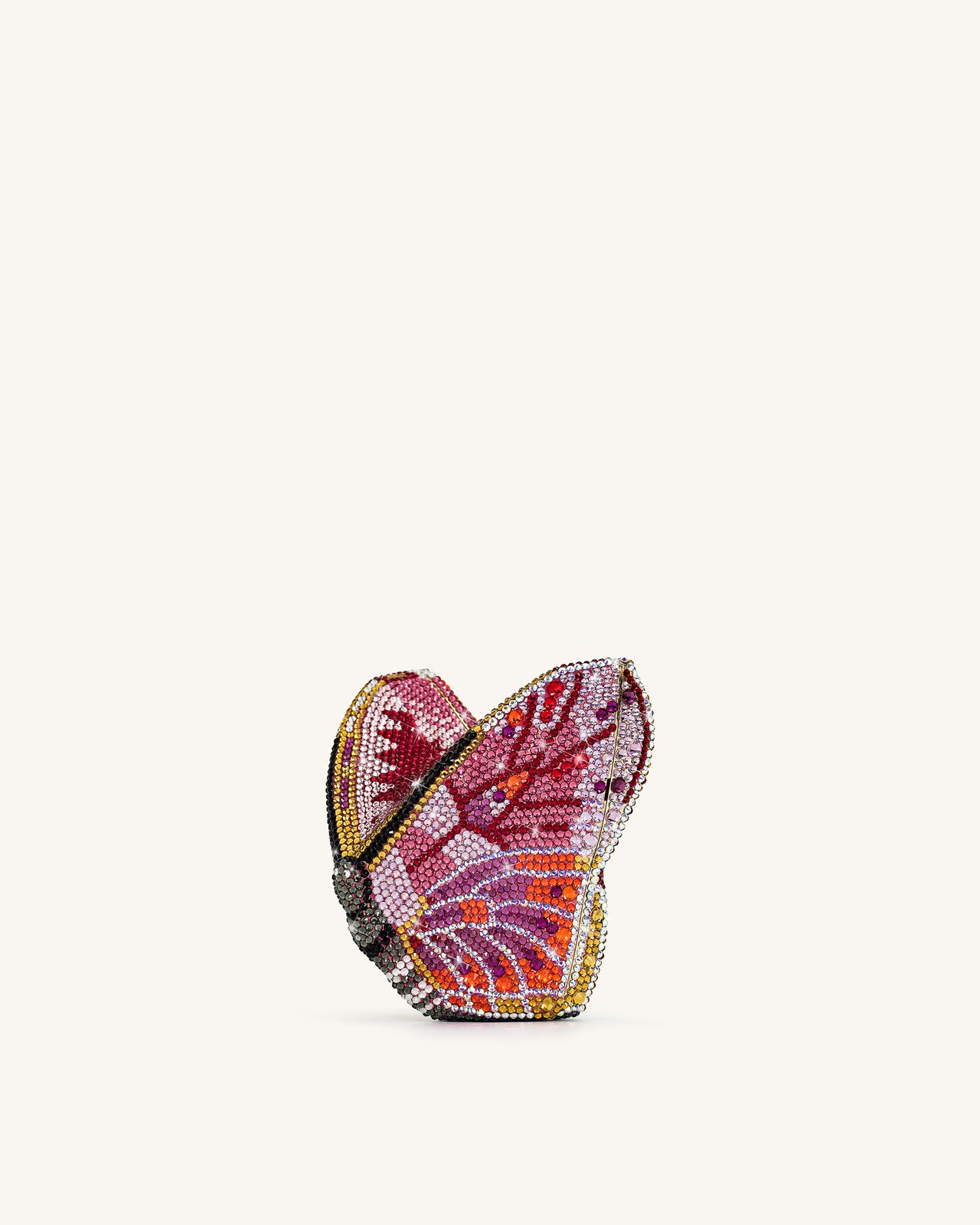 Pochette Papillon en Cristal Paisley - Multicolore