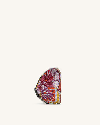 Pochette Papillon en Cristal Paisley - Multicolore