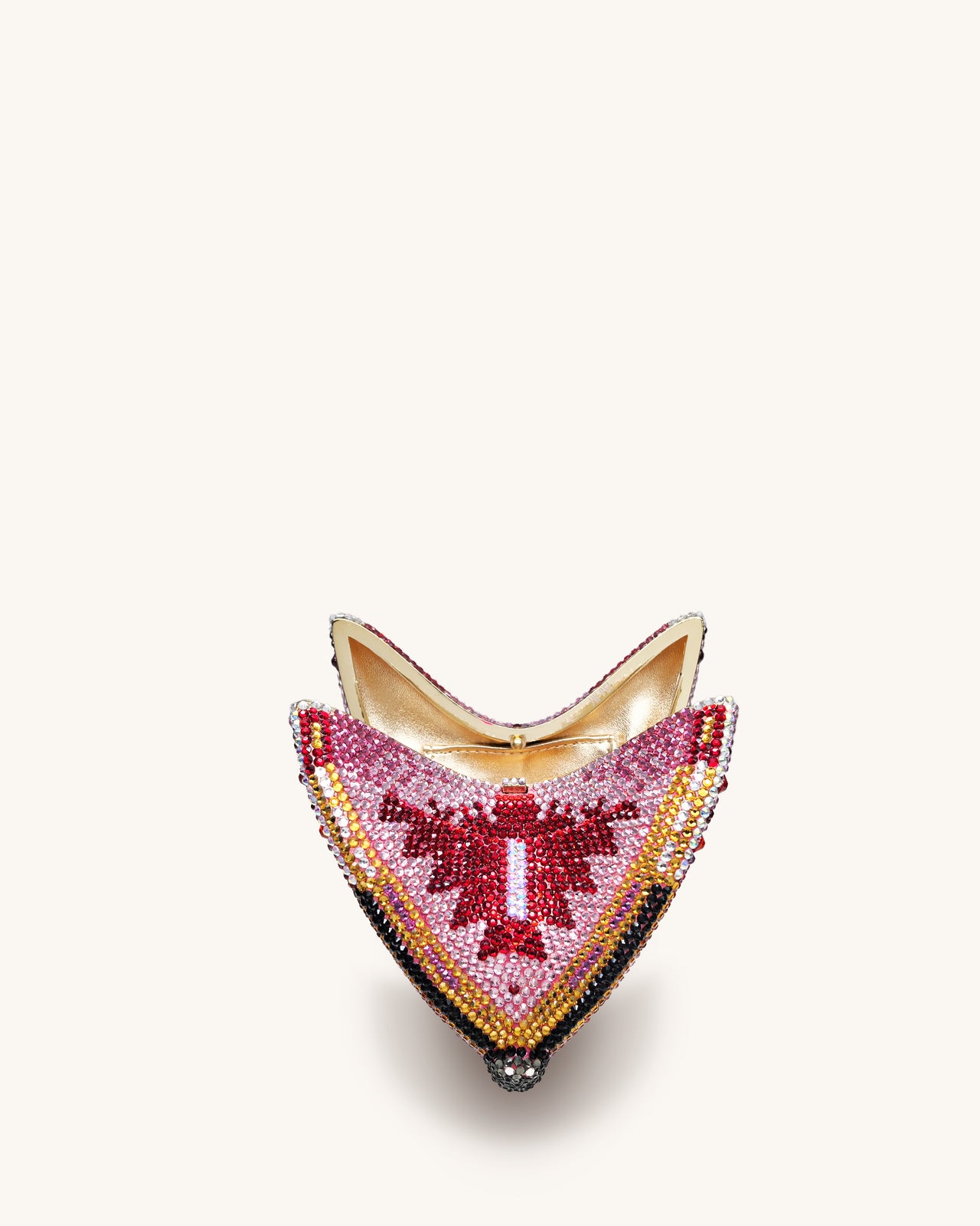 Pochette Papillon en Cristal Paisley - Multicolore