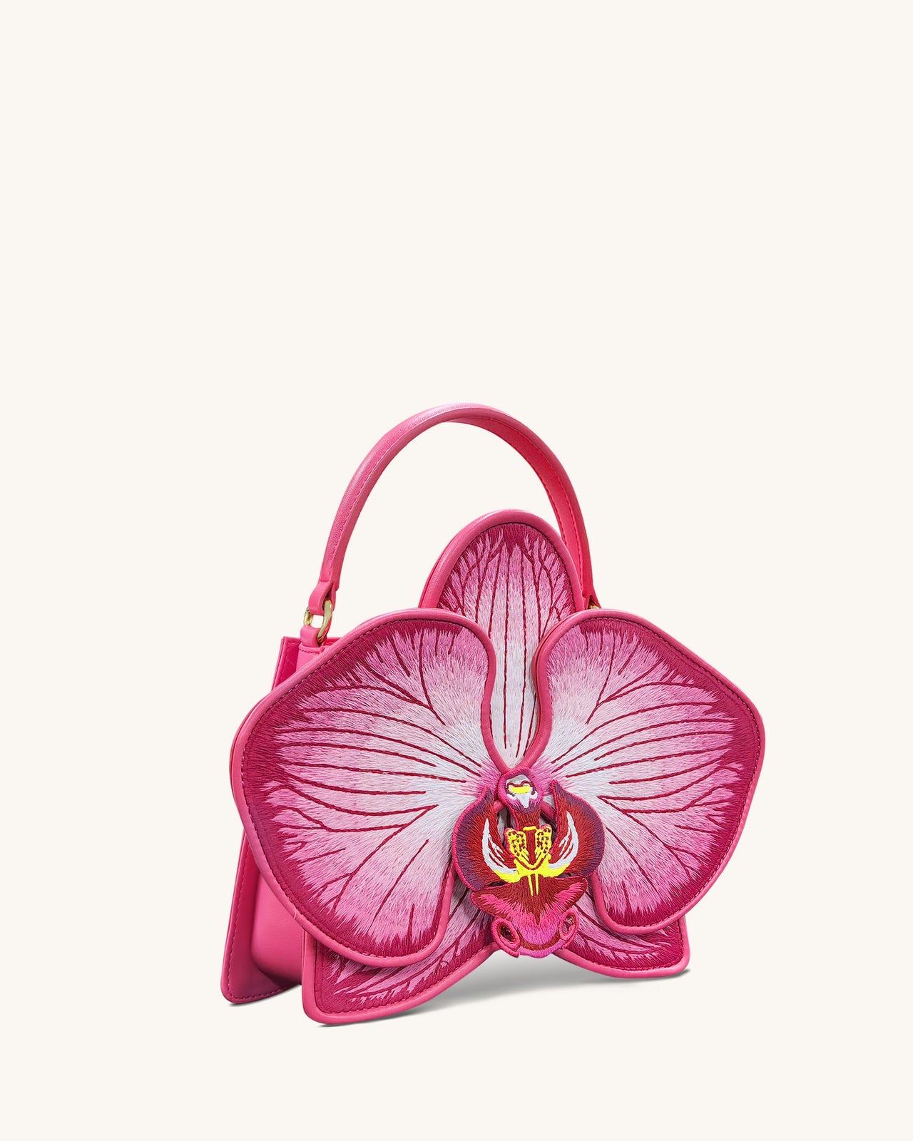 Sac à main Flora en forme d’orchidée – Rose