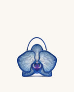 Sac à Main Flora en Forme d'Orchidée - Bleu