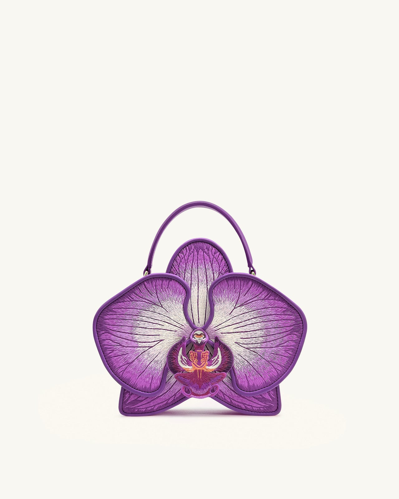 Sac à Main Flora en Forme d'Orchidée - Violet