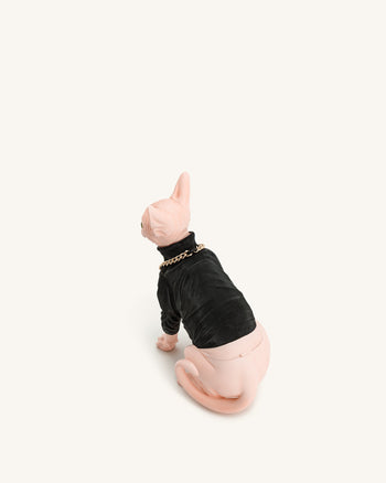 Pochette Sadie Cat – Noir/Rose