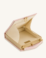 Taya Pochette en Forme de Livre à Motif Orchidée – Rose