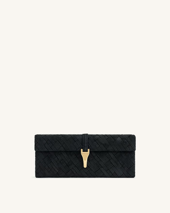 Pochette tissée Zaria - Noir