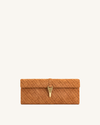 Pochette Tissée Zaria - Marron