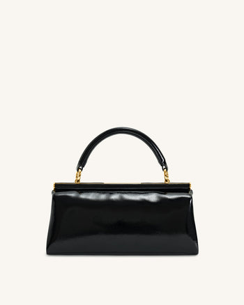 Sac à main Danna avec poignée supérieure - Noir