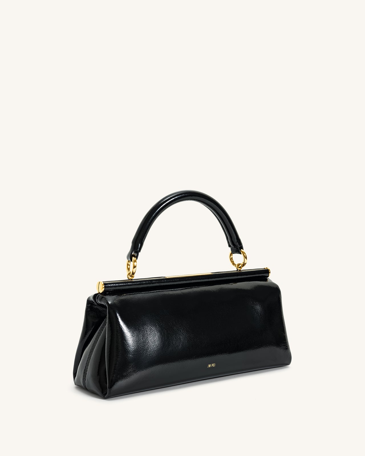 Sac à main Danna avec poignée supérieure - Noir