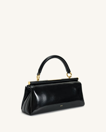 Sac à main Danna avec poignée supérieure - Noir