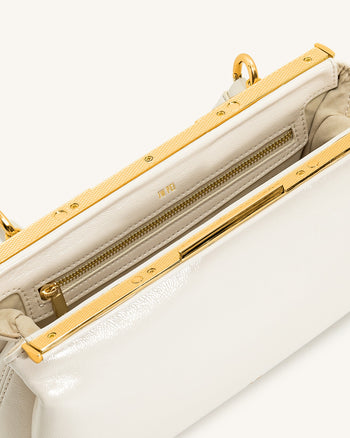 Sac à main Danna avec poignée supérieure - Blanc