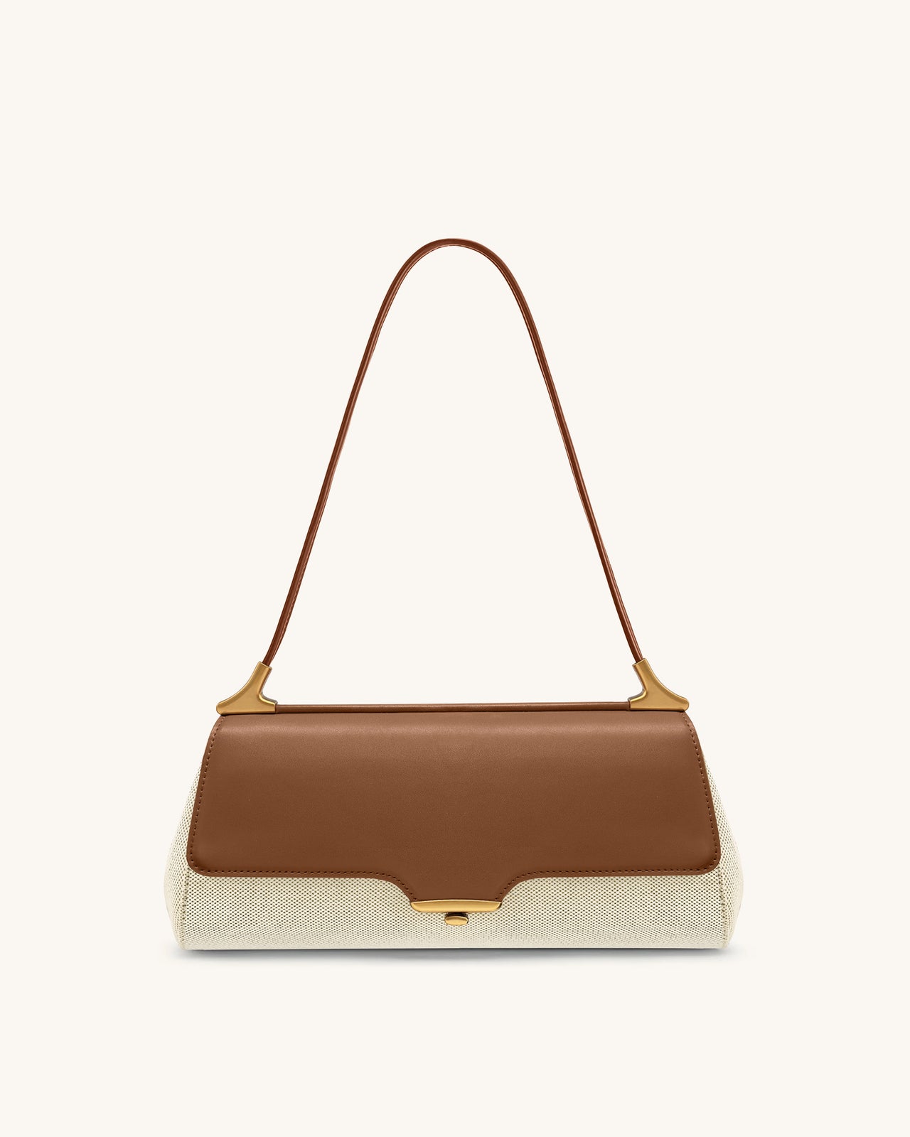 Sac à bandoulière Eloise - Toile marron