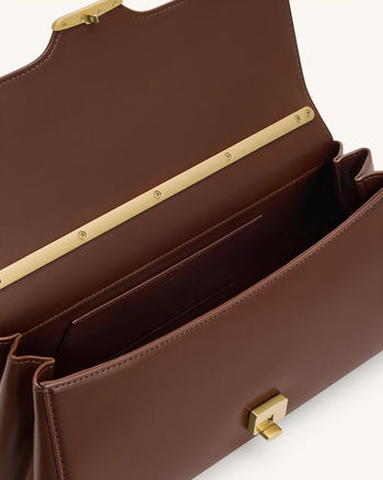 Sac à Bandoulière Eloise - Marron Foncé