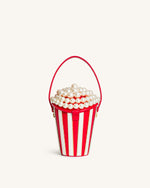 Sac Seau Skylar Embelli de Perles Fausse - Rouge