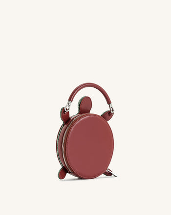 Sac à Main Ava en Forme de Tortue - Marron
