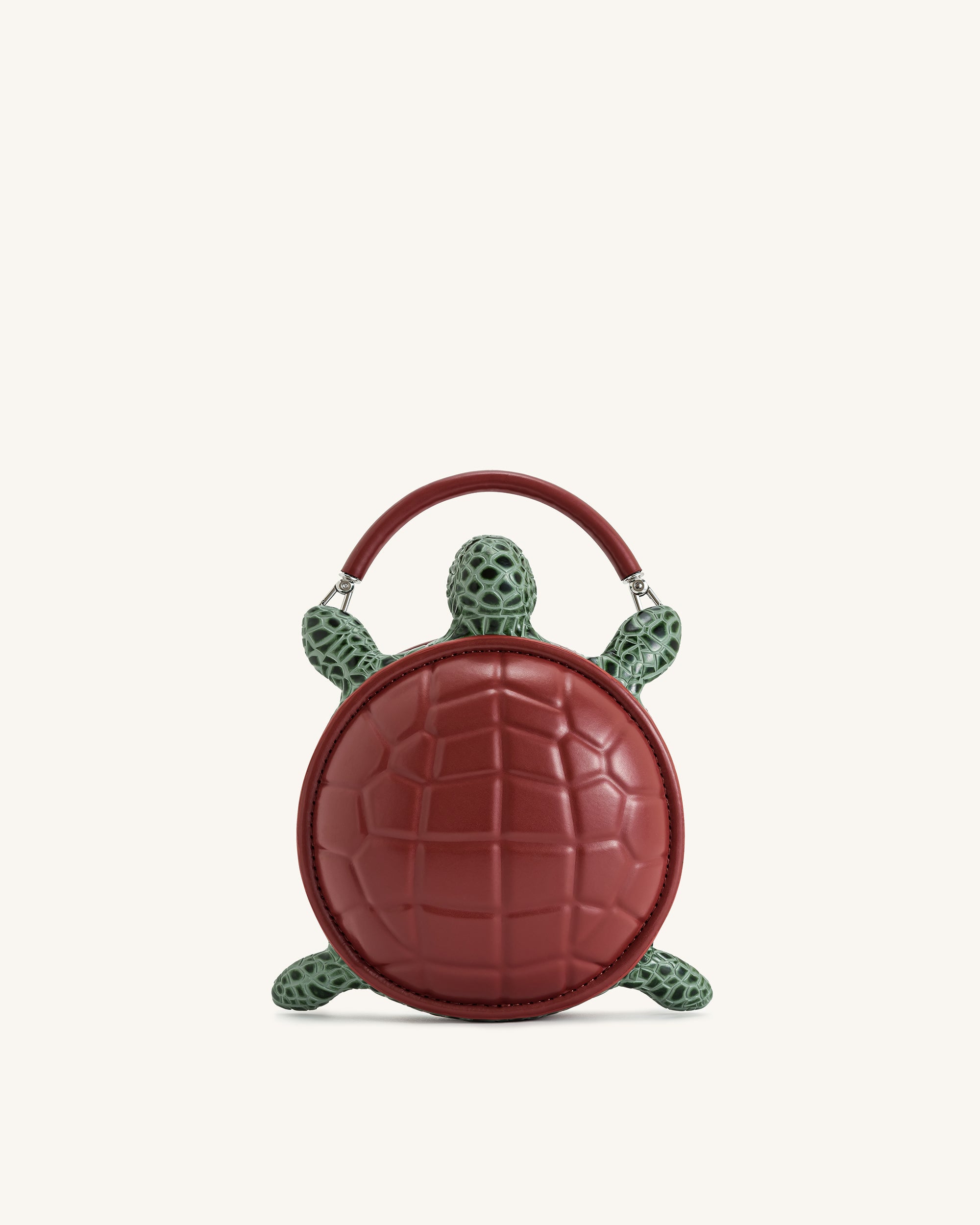 Poignée de sac à main plate et ronde effet tortue lisse 5,5 Poignée de sac à main plate et ronde effet tortue lisse 5,5