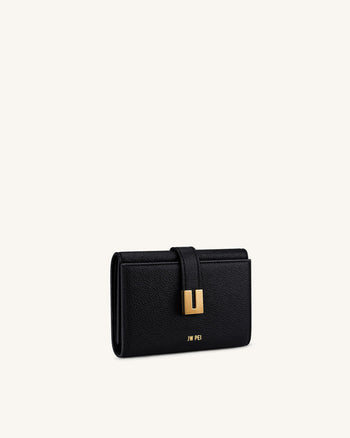 Hana Portefeuille avec détails métalliques - Noir