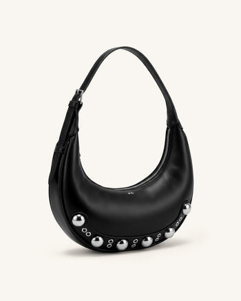Althea Sac hobo à clous - Noir