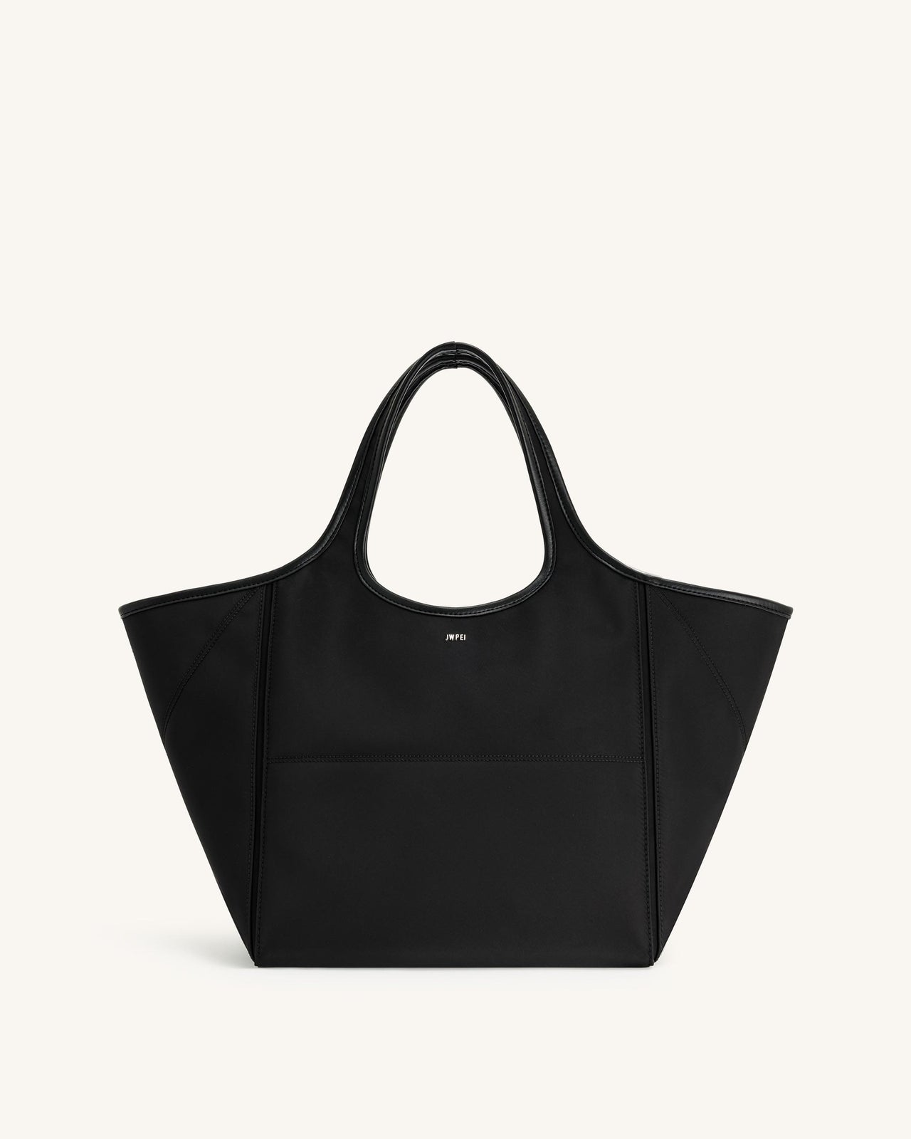Sac cabas en nylon Eliana - Noir