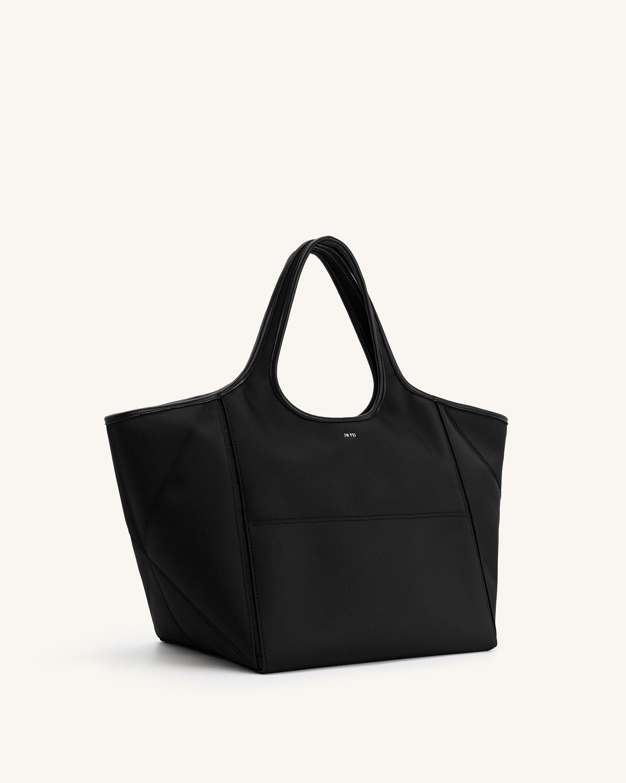 Sac cabas en nylon Eliana - Noir