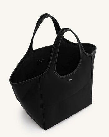 Sac cabas en nylon Eliana - Noir