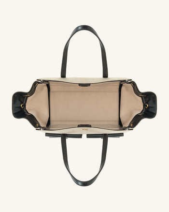 Linda Sac Tote - Toile Noire