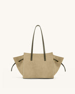 Sac fourre-tout en daim synthétique Linda - Vert