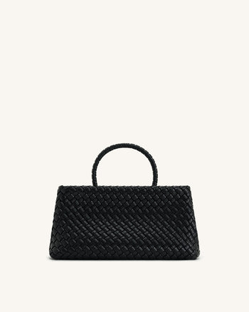 Sac Tote Tissé Elora - Noir