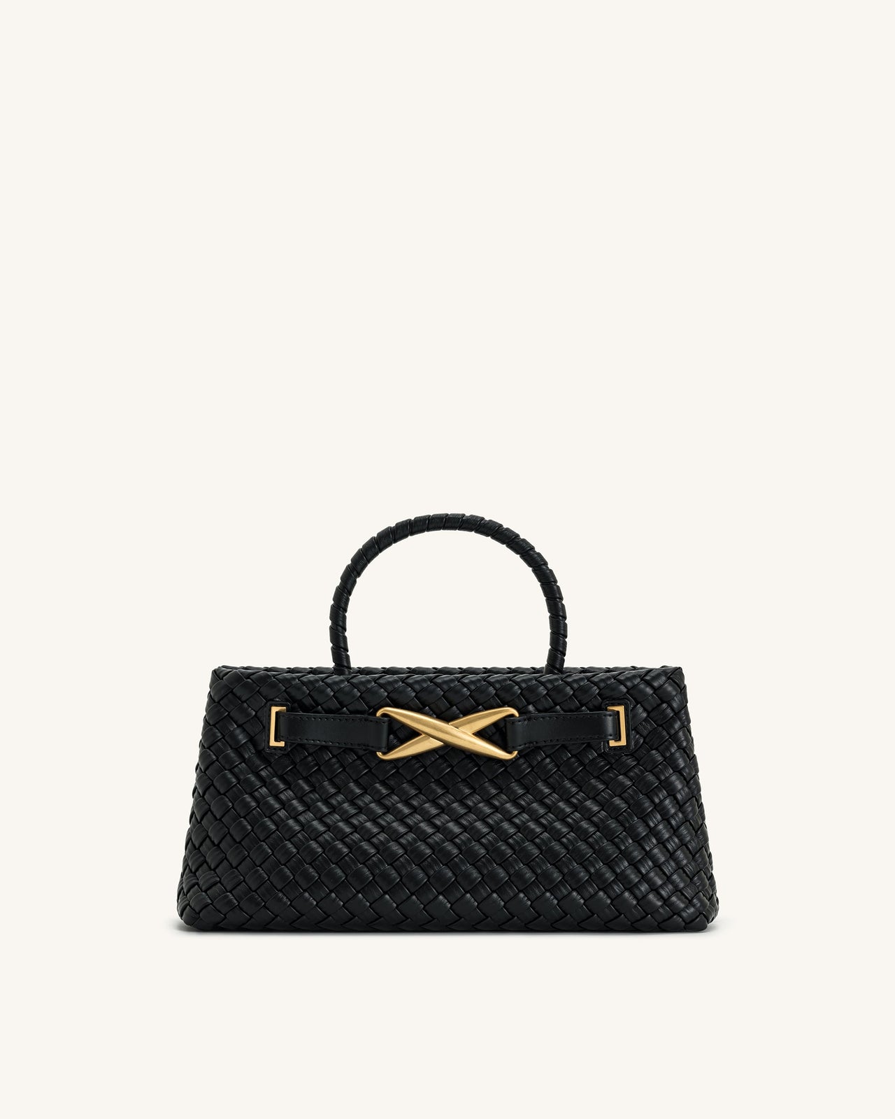 Sac Tote Tissé Elora - Noir