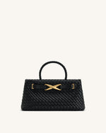 Sac Tote Tissé Elora - Noir
