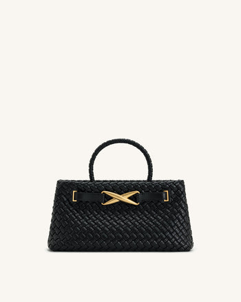 Sac Tote Tissé Elora - Noir