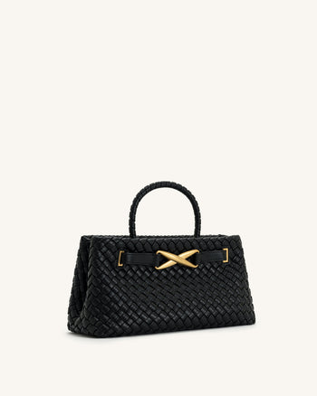 Sac Tote Tissé Elora - Noir