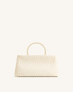 Sac Tote Tissé Elora  – Blanc