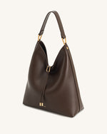 Aria Sac à Épaule - Marron Foncé