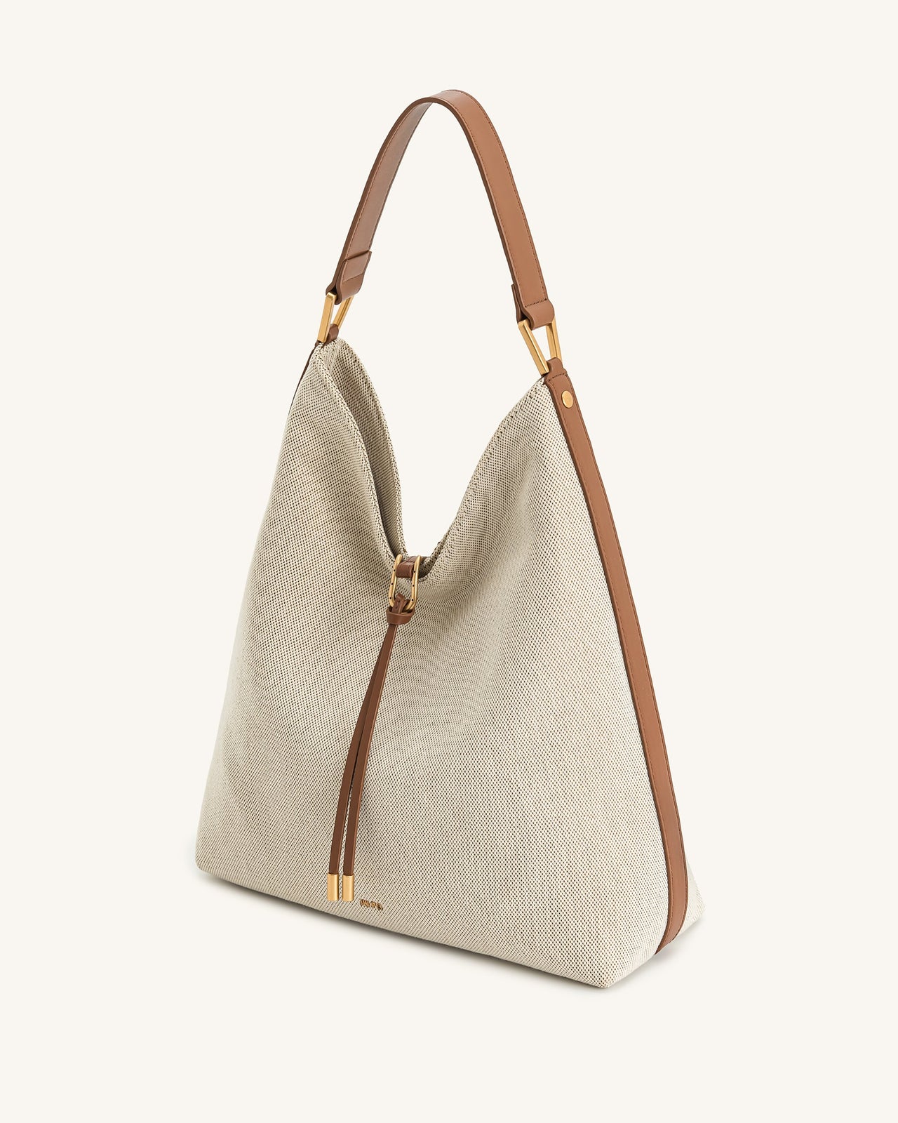 Sac porté épaule Aria – Toile marron