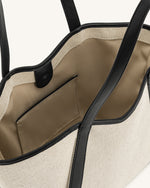 Sac cabas grande capacité Kiana – Toile noire
