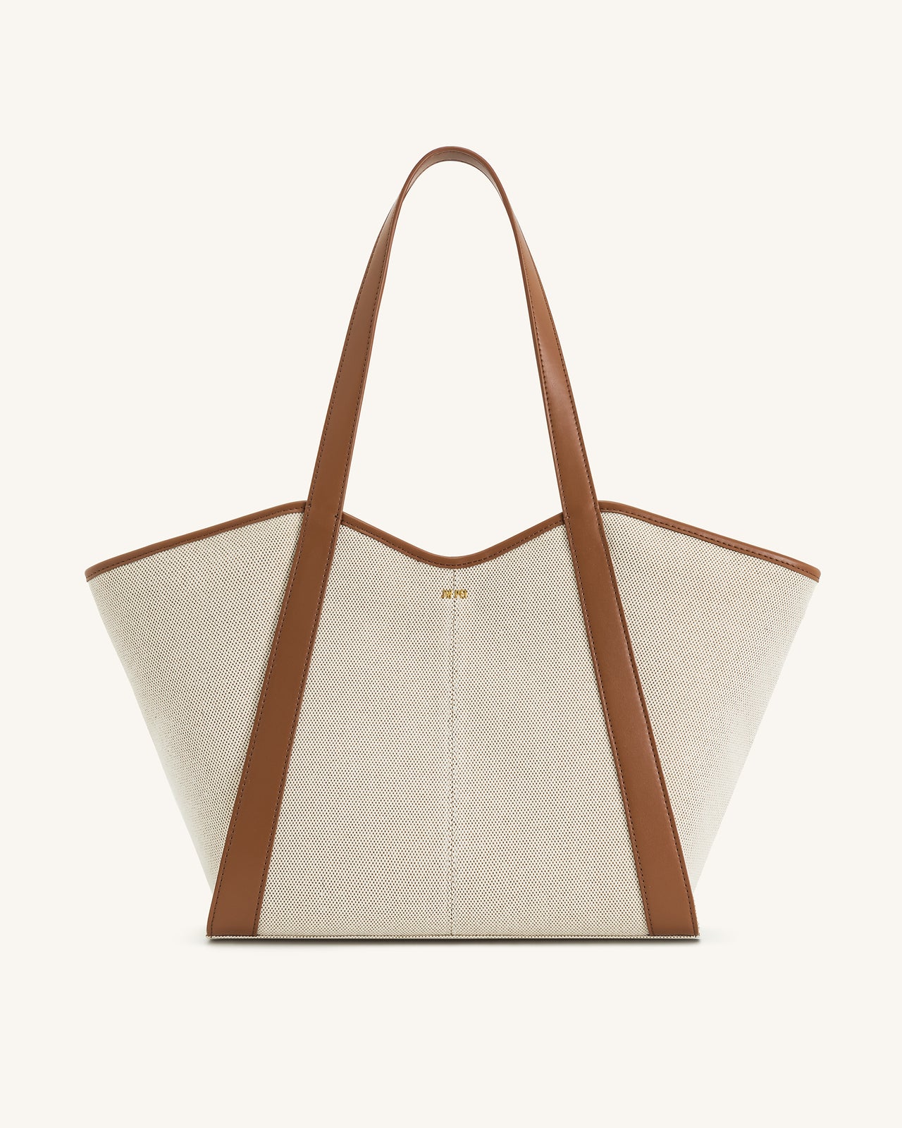 Sac cabas grande capacité Kiana – Toile marron