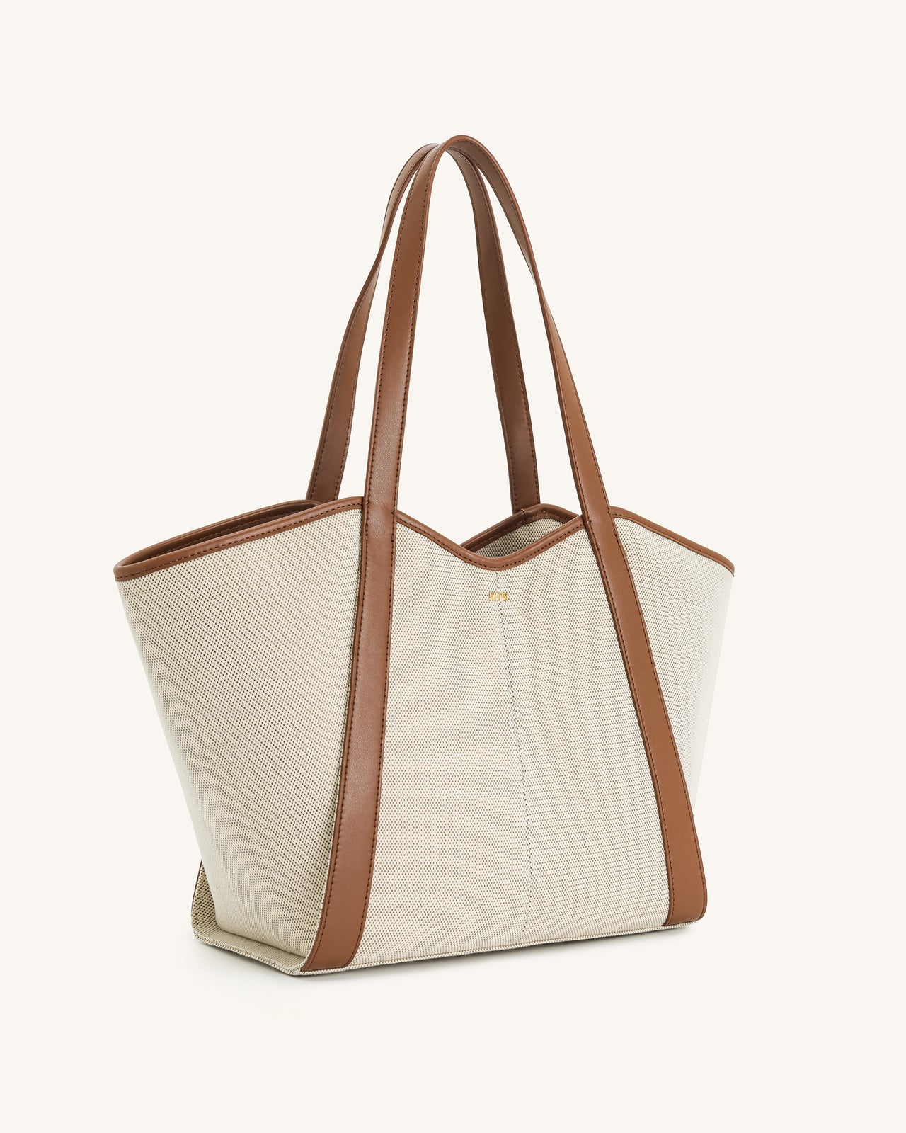 Sac cabas grande capacité Kiana – Toile marron