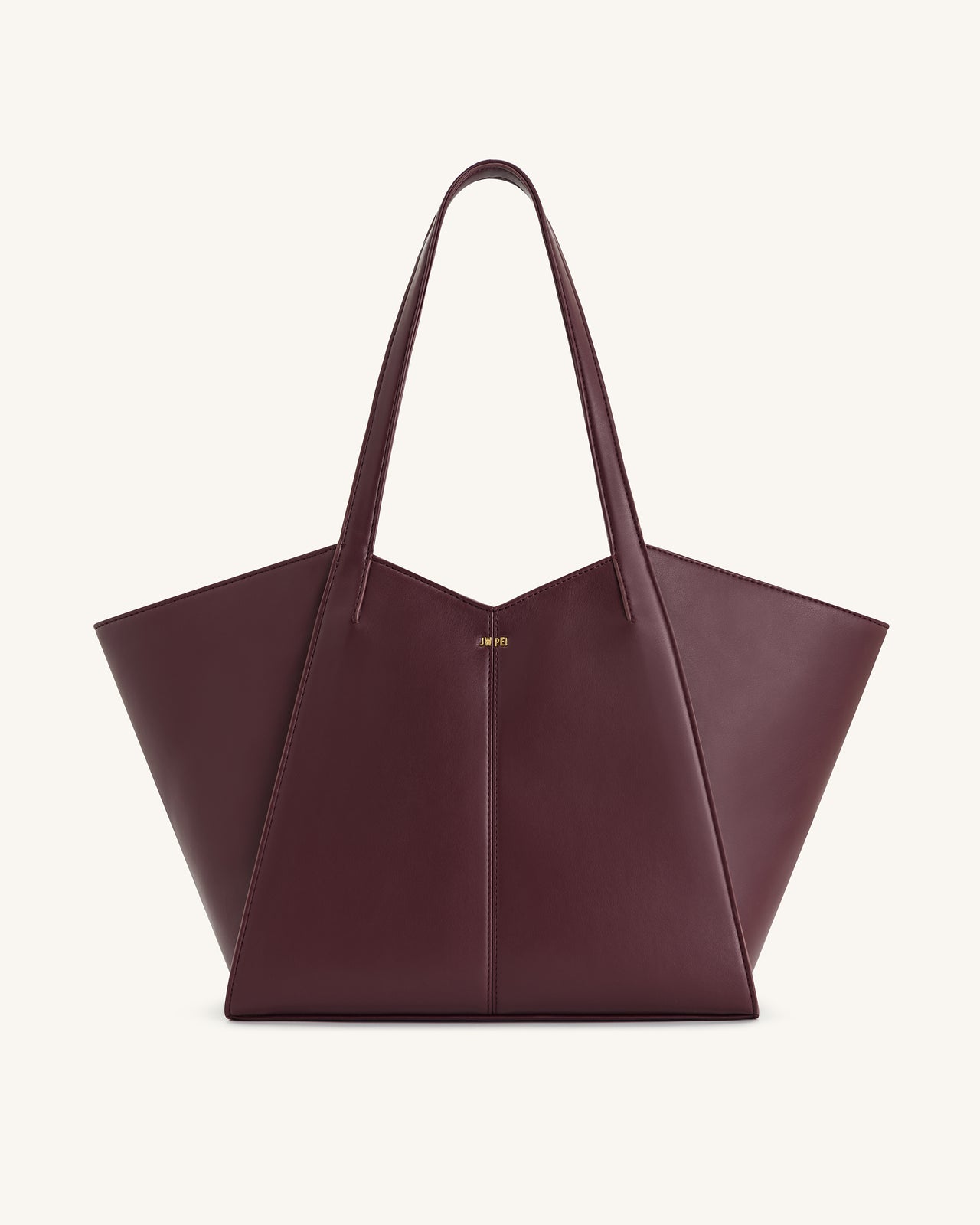 Sac cabas grande capacité Kiana – Bordeaux foncé