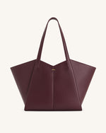 Sac cabas grande capacité Kiana – Bordeaux foncé