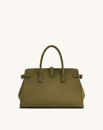 Saige Cabas en suédine – Vert olive
