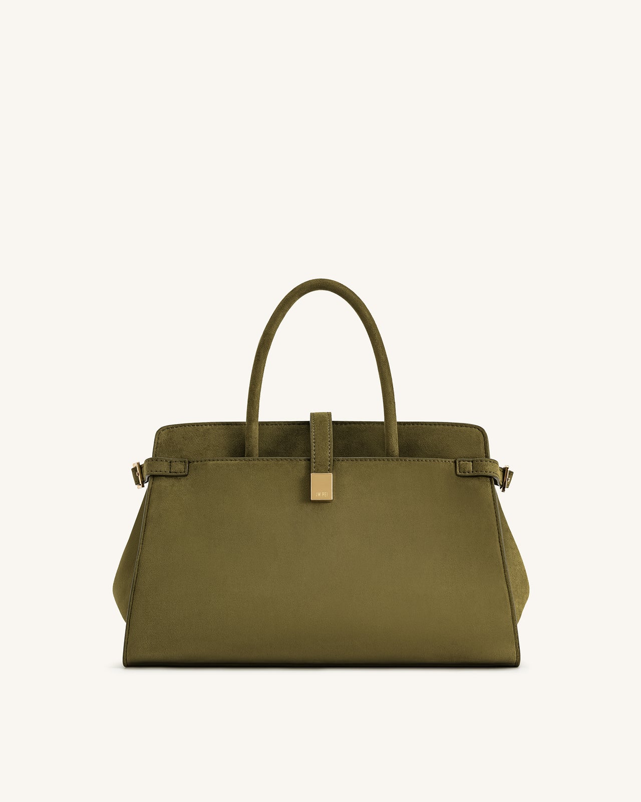 Saige Cabas en suédine – Vert olive