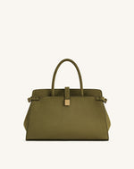 Saige Cabas en suédine – Vert olive